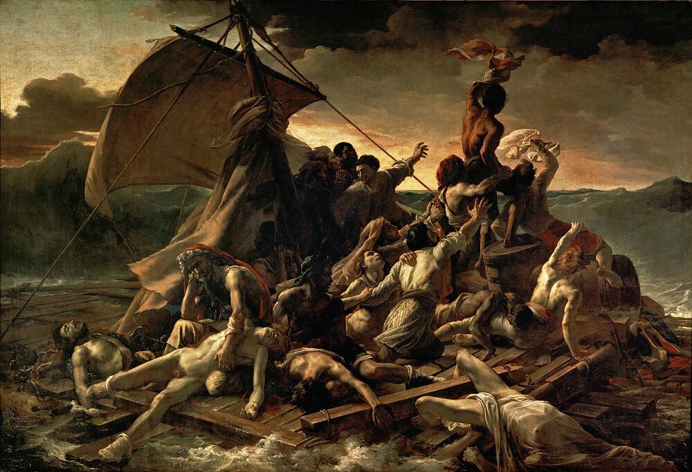 Théodore Géricault’s The Raft of the Medusa, 1818-19. Louvre. (Source: Wikipedia)